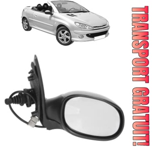 Oglinda Dreapta PEUGEOT 206 CC (2D) din 2000 - 2007, Auto, Reglaj mecanic, Completa