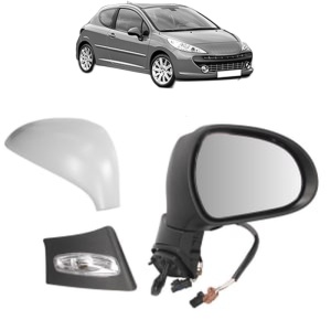 Oglinda Dreapta PEUGEOT 207 (WA_, WC_) din 2006 - 2015, Auto, Reglaj electric, Completa - Img 2