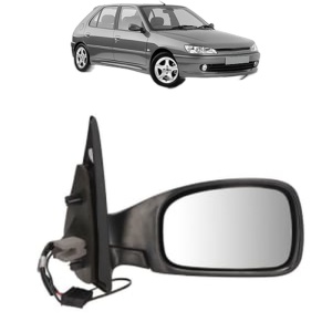 Oglinda Dreapta PEUGEOT 306 Hatchback (7A, 7C, N3, N5) din 1993 - 2002, Auto, Reglaj electric, Completa - Img 2