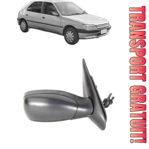 Oglinda Dreapta PEUGEOT 306 Hatchback Van din 1993 - 2001, Auto, Reglaj mecanic, Completa