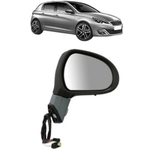Oglinda Dreapta PEUGEOT 308 II (LB_, LP_, LW_, LH_, L3_) din 2013 - 2021, Auto, Reglaj electric, Completa - Img 2