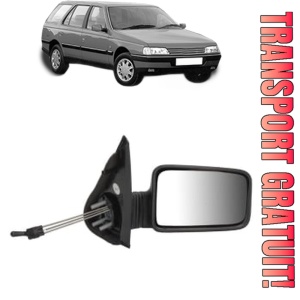 Oglinda Dreapta PEUGEOT 405 II Break (4E) din 1992 - 1997, Auto, Reglaj mecanic, Completa