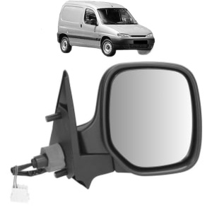 Oglinda Dreapta PEUGEOT PARTNER Box Body/MPV (5_, G_) din 1996 - 2015, Auto, Reglaj mecanic, Completa - Img 2