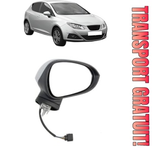 Oglinda Dreapta SEAT IBIZA IV (6J5, 6P1) din 2008 - 2017, Auto, Reglaj electric, Completa