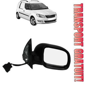 Oglinda Dreapta SKODA FABIA I Praktik (6Y5) din 2000 - 2007, Auto, Reglaj electric, Completa