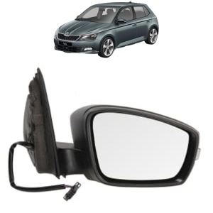 Oglinda Dreapta SKODA FABIA III (NJ3) din 2014 - 2021, Auto, Reglaj electric, Completa - Img 2