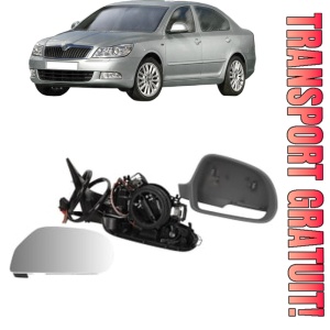 Oglinda Dreapta SKODA OCTAVIA II (1Z3) din 2004 - 2013, Auto, Reglaj electric, Completa
