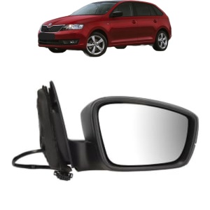 Oglinda Dreapta SKODA RAPID Spaceback (NH1) din 2012 - 2019, Auto, Reglaj electric, Completa - Img 2
