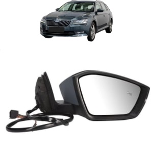 Oglinda Dreapta SKODA SUPERB III Estate (3V5) din 2015 - 2024, Auto, Reglaj electric, Completa - Img 2