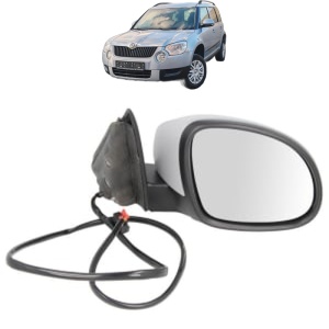 Oglinda Dreapta SKODA YETI (5L) din 2009 - 2017, Auto, Reglaj electric, Completa - Img 2