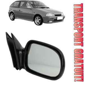 Oglinda Dreapta SUZUKI SWIFT II Hatchback (EA, MA) din 1989 - 2005, Auto, Reglaj manual, Completa