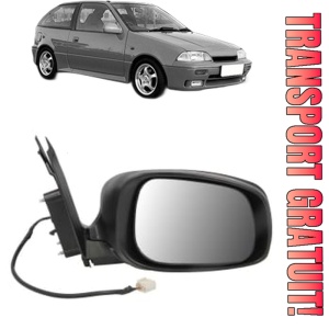 Oglinda Dreapta SUZUKI SWIFT II Hatchback (EA, MA) din 1989 - 2005, Auto, Reglaj electric, Completa