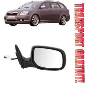 Oglinda Dreapta TOYOTA AVENSIS Estate (_T25_) din 2003 - 2008, Auto, Reglaj electric, Completa