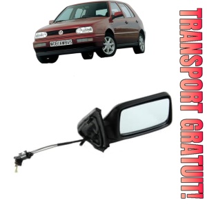 Oglinda Dreapta Volkswagen GOLF III Van (1H1) din 1991 - 1997, Auto, Reglaj mecanic, Completa