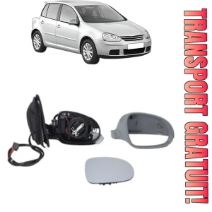 Oglinda Dreapta Volkswagen GOLF V (1K1) din 2003 - 2009, Auto, Reglaj electric, Completa