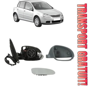 Oglinda Dreapta Volkswagen GOLF V (1K1) din 2003 - 2009, Auto, Reglaj electric, Completa
