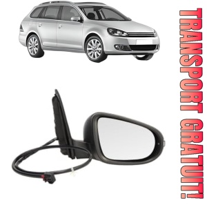Oglinda Dreapta Volkswagen GOLF VI Variant (AJ5) din 2009 - 2013, Auto, Reglaj electric, Completa