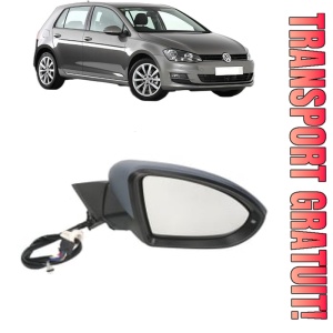Oglinda Dreapta Volkswagen GOLF VII (5G1, BQ1, BE1, BE2) din 2012 - 2021, Auto, Reglaj electric, Completa