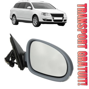 Oglinda Dreapta Volkswagen PASSAT B6 Variant (3C5) din 2005 - 2011, Auto, Reglaj electric, Completa