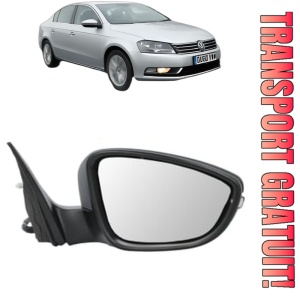 Oglinda Dreapta Volkswagen PASSAT B7 (A32, A33) din 2011 - 2020, Auto, Reglaj electric, Completa