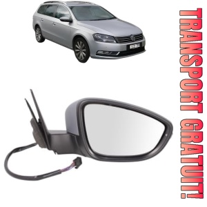 Oglinda Dreapta Volkswagen PASSAT B7 Estate Van (365) din 2011 - 2014, Auto, Reglaj electric, Completa