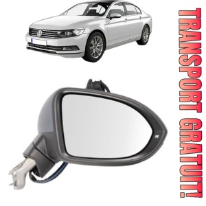 Oglinda Dreapta Volkswagen PASSAT B8 (3G2, CB2) din 2014 - 2024, Auto, Reglaj electric, Completa