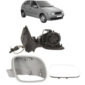 Oglinda Dreapta Volkswagen POLO Estate Van (6V5) din 1995 - 2001, Auto, Reglaj mecanic, Completa - Img 2