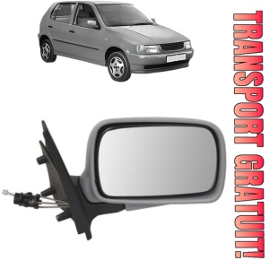 Oglinda Dreapta Volkswagen POLO III (6N1) din 1994 - 1999, Auto, Reglaj mecanic, Completa