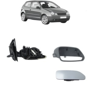Oglinda Dreapta Volkswagen POLO IV (9N_, 9A_) din 2001 - 2009, Auto, Reglaj electric, Completa - Img 2