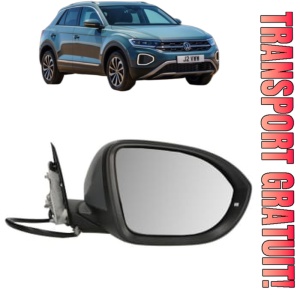 Oglinda Dreapta Volkswagen T-ROC (A11, D11) din 2017 - 2021, Auto, Reglaj electric, Completa