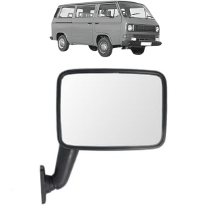 Oglinda Dreapta Volkswagen TRANSPORTER T3 Bus (25_) din 1979 - 1992, Auto, Reglaj manual, Completa - Img 2