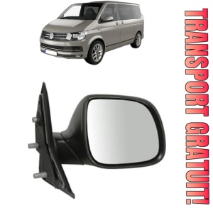 Oglinda Dreapta Volkswagen TRANSPORTER T5 Bus (7HB, 7HJ, 7EB, 7EJ) din 2003 - 2015, Auto, Reglaj manual, Completa