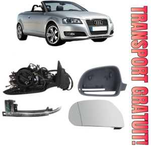 Oglinda Stanga AUDI A3 Convertible (8P7) din 2008 - 2013, Auto, Reglaj electric, Completa