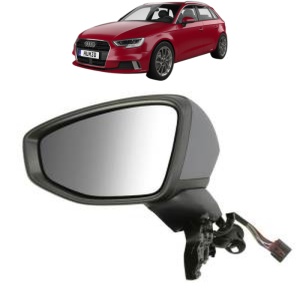 Oglinda Stanga AUDI A3 Sportback (8YA, 8YF) din 2019 - 2024, Auto, Reglaj electric, Completa - Img 2