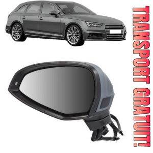 Oglinda Stanga AUDI A4 B9 Avant (8W5, 8WD) din 2015 - 2024, Auto, Reglaj electric, Completa
