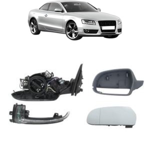 Oglinda Stanga AUDI A5 (8T3) din 2007 - 2017, Auto, Reglaj electric, Completa - Img 2