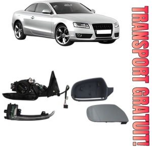 Oglinda Stanga AUDI A5 (8T3) din 2007 - 2017, Auto, Reglaj electric, Completa
