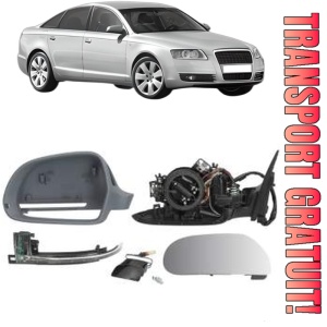 Oglinda Stanga AUDI A6 C6 (4F2) din 2004 - 2011, Auto, Reglaj electric, Completa