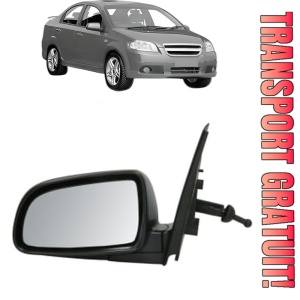 Oglinda Stanga CHEVROLET AVEO / KALOS Saloon (T250, T255) din 2005 - 2013, Auto, Reglaj mecanic, Completa