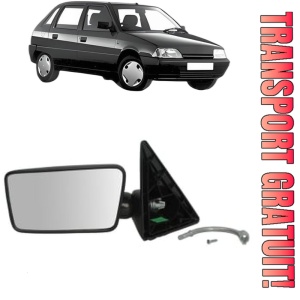 Oglinda Stanga CITROEN AX (ZA-_) din 1986 - 1998, Auto, Reglaj mecanic, Completa