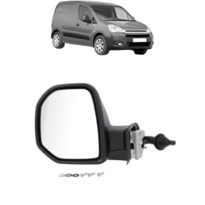 Oglinda Stanga CITROEN BERLINGO Box Body/MPV (B9) din 2008 - 2021, Auto, Reglaj mecanic, Completa - Img 2