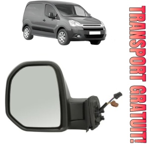 Oglinda Stanga CITROEN BERLINGO Box Body/MPV (B9) din 2008 - 2021, Auto, Reglaj electric, Completa
