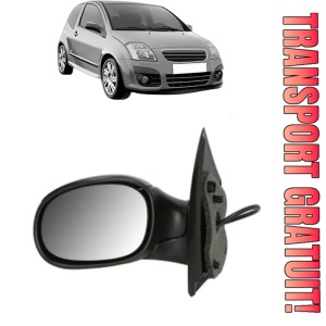 Oglinda Stanga CITROEN C2 (JM_) din 2003 - 2012, Auto, Reglaj electric, Completa