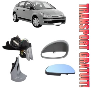 Oglinda Stanga CITROEN C4 I (LC_) din 2004 - 2012, Auto, Reglaj electric, Completa
