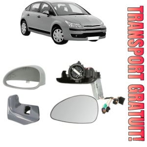Oglinda Stanga CITROEN C4 I (LC_) din 2004 - 2012, Auto, Reglaj electric, Completa