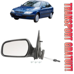 Oglinda Stanga CITROEN XSARA Hatchback Van (N3_) din 1998 - 2005, Auto, Reglaj mecanic, Completa
