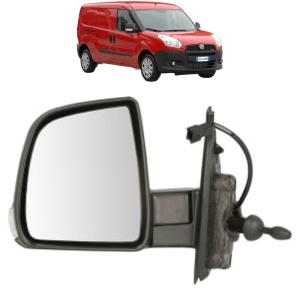 Oglinda Stanga FIAT DOBLO Cargo (263_) din 2010 - 2023, Auto, Reglaj mecanic, Completa - Img 2