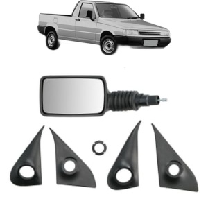 Oglinda Stanga FIAT FIORINO Pick up (146_) din 1988 - 2001, Auto, Reglaj mecanic, Completa - Img 2