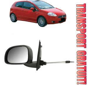 Oglinda Stanga FIAT PANDA (312_, 319_) din 2012 - 2022, Auto, Reglaj manual, Completa