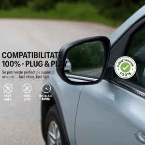 Oglinda Stanga FORD FOCUS II Saloon (DB_, FCH, DH) din 2005 - 2012, Auto, Reglaj electric, Completa - Img 7